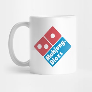 Mahjong Pizaa Domino Mug